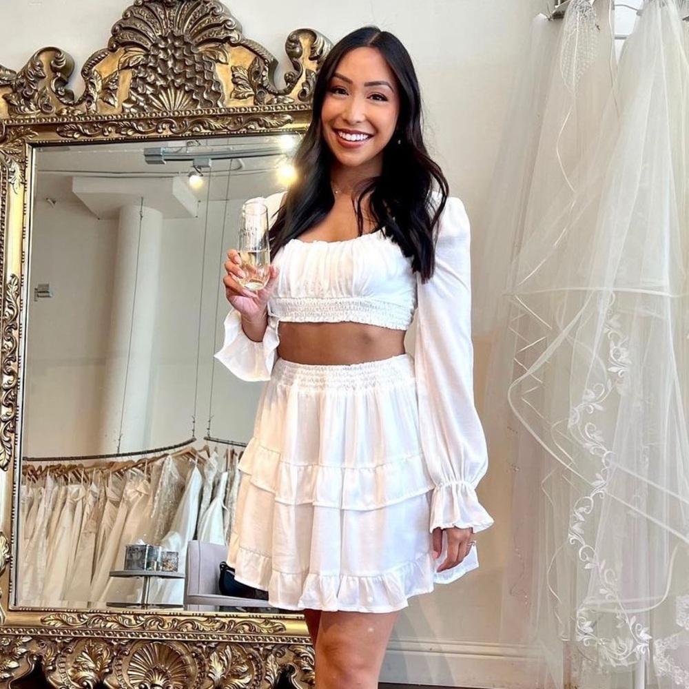 Hello Molly white two piece